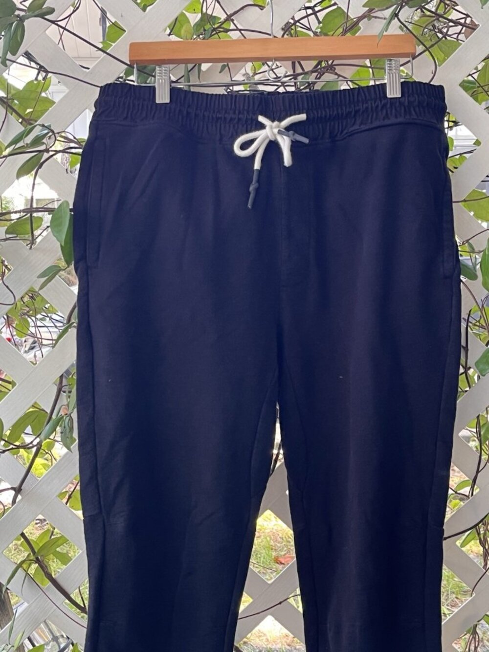 AG Adriano Goldschmied Sweatpants Drawstring Pull On Black Women's Size Large